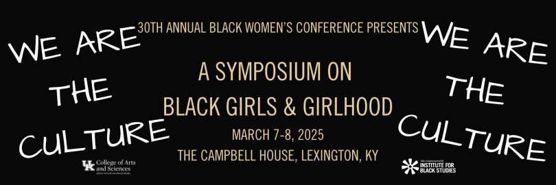 poster for Symposium on Black Girls and Girlhood