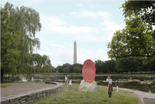 Move over, monuments: The Mall gets first curated multi-artist exhibit