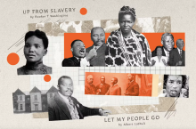 Collage of prominent black freedom leaders