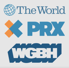 logo for PRX the World radio show