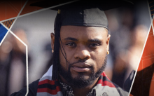 image of Mike Hollins in graduation cap