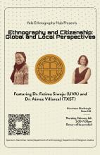 Poster for Yale Ethnography Hub event