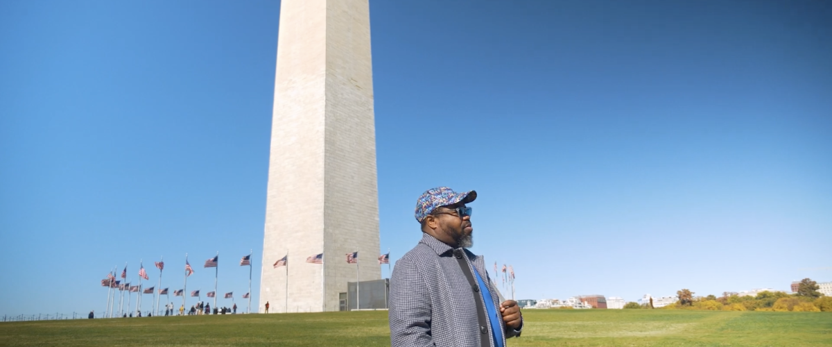 Ashon Crawley at the Washington Monument DC