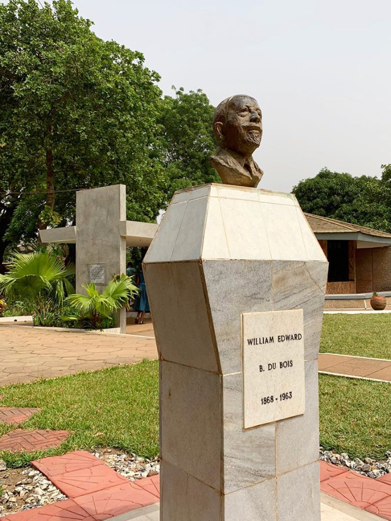 Statue of W.E.B Du Bois at the Kwame Nkrumah Institute for African Studies